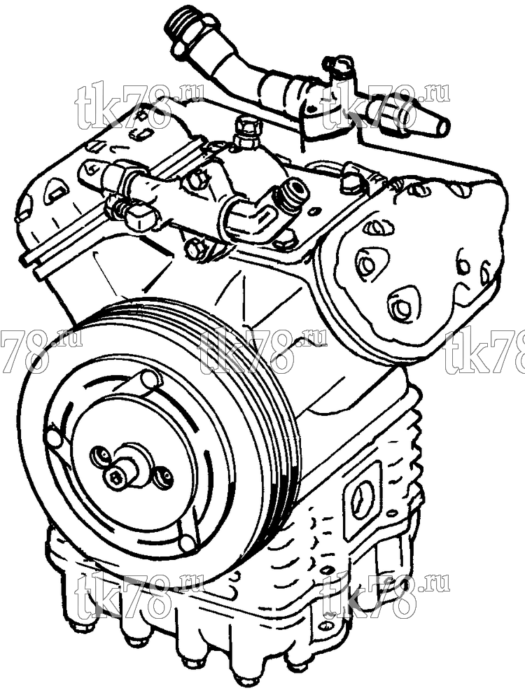 Каталог запчастей для Thermo King Compressor Kits for Transit Bus Air Conditioning COMPRESSOR KITS REFERENCE SHEET