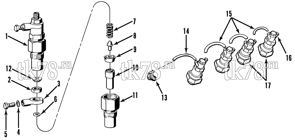 Каталог запчастей для Thermo King  INJECTION NOZZLE