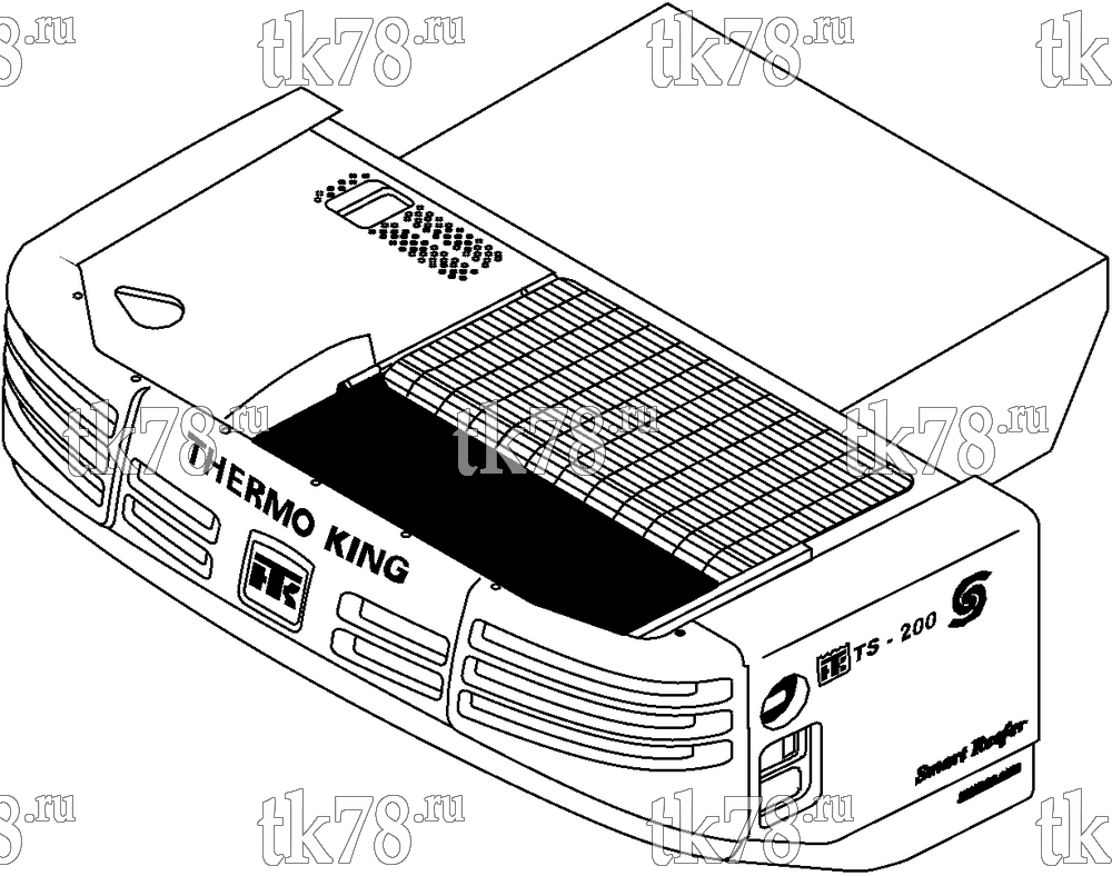Каталог запчастей для Thermo King  TS-200 w/TK 3.74 ENGINE REFERENCE SHEET