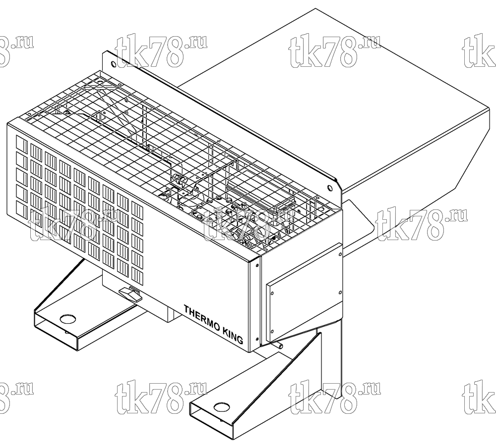 Каталог запчастей для Thermo King VM-405 MAX EL for USMC 4110-01-468-9792 VM-405 MAX EL REFERENCE SHEET