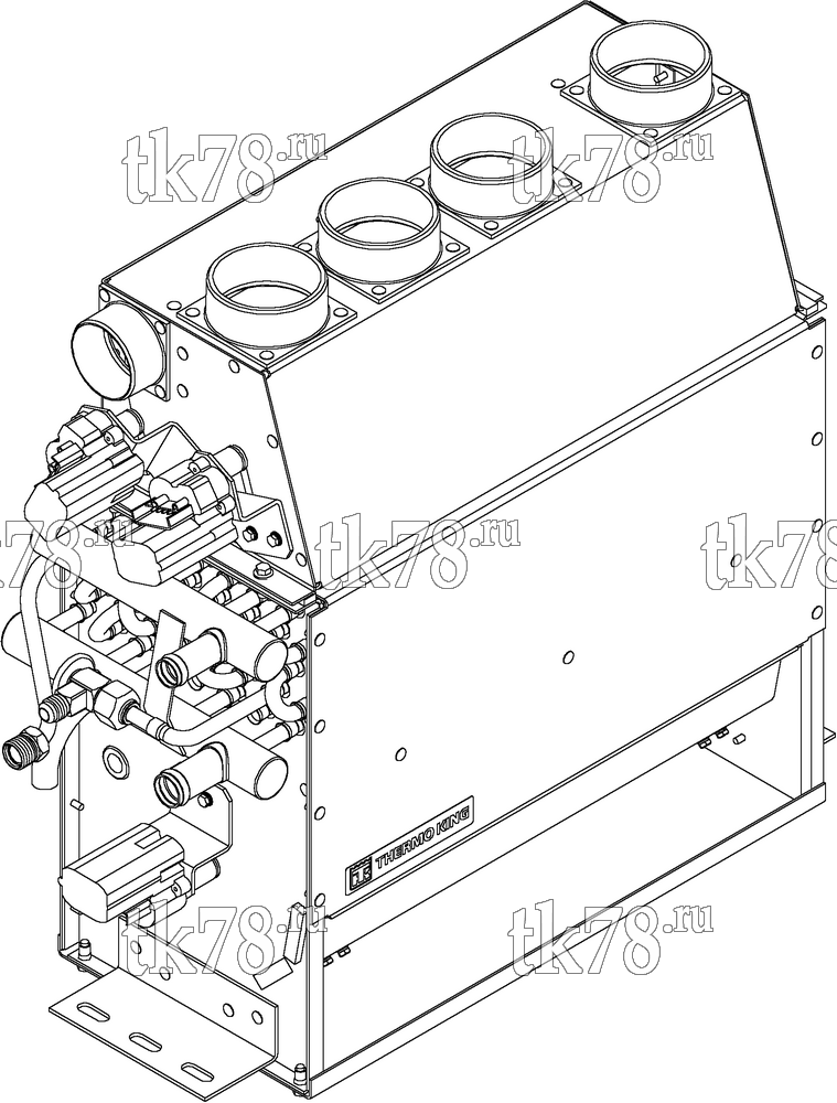 Каталог запчастей для Thermo King Bus A/C & Heating Components BUS AC & HEATING COMPONENTS REFERENCE SHEET