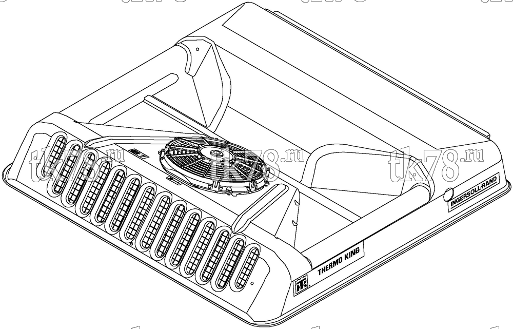 Каталог запчастей для Thermo King SR-15 CabAire SR-15 CABAIRE REFERENCE SHEET