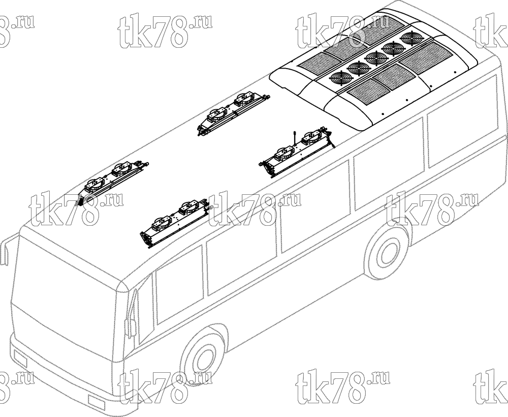 Каталог запчастей для Thermo King HRT-II W Split R134a HRT-II W SPLIT R134a REFERENCE SHEET