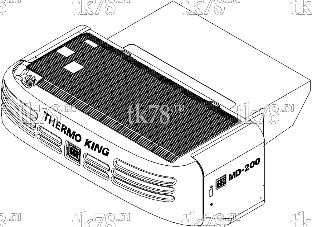Каталог запчастей для Thermo King MD-200 w/TK 3.74 Engine MD-200 w/TK 3.74 Engine REFERENCE SHEET