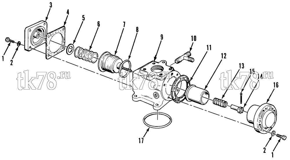 Каталог запчастей для Thermo King TD-I THROTTLING VALVE ASSEMBLY