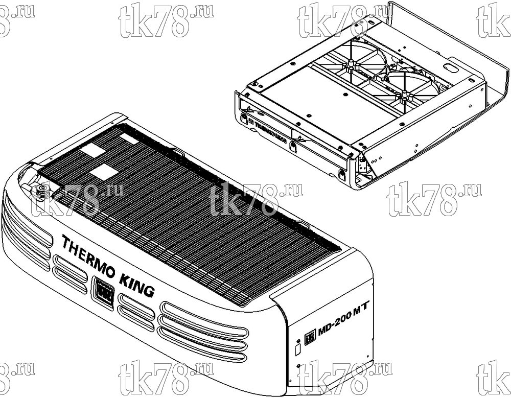 Каталог запчастей для Thermo King MD-200 MT MD-200 MT REFERENCE SHEET