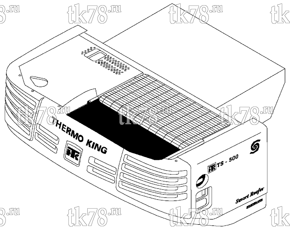 Каталог запчастей для Thermo King  TS-500 EMEIA w/TK 376 ENGINE REFERENCE SHEET