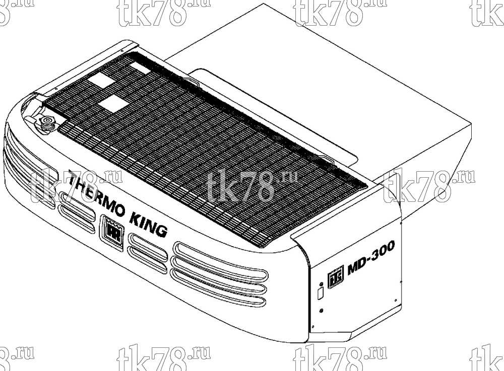 Каталог запчастей для Thermo King  MD-300 w/TK 370 ENGINE REFERENCE SHEET