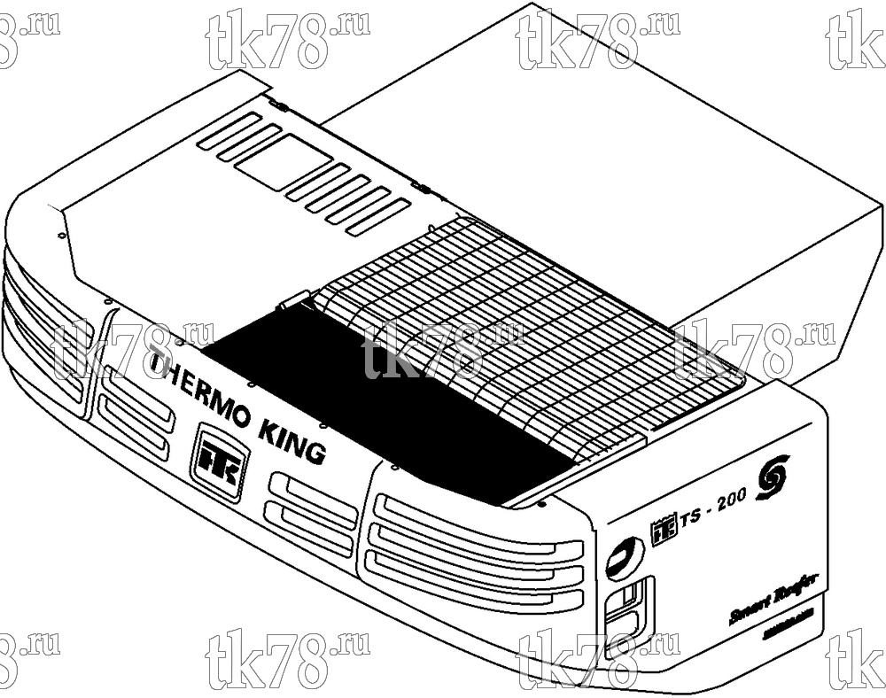 Каталог запчастей для Thermo King  TS-200 w/TK 370 ENGINE REFERENCE SHEET