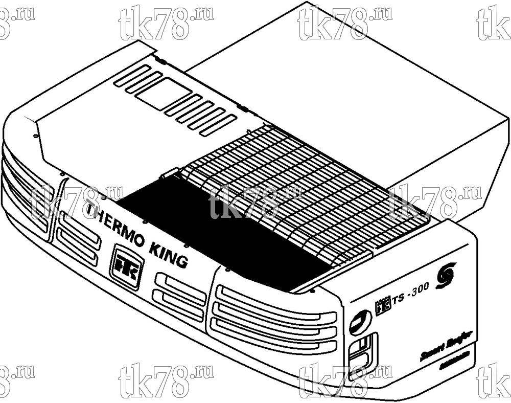 Каталог запчастей для Thermo King TS-300 w/TK 370 Engine TS-300 w/TK 370 ENGINE REFERENCE SHEET