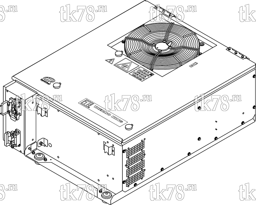Каталог запчастей для Thermo King RAC 40 CFD RAC 40 CFD REFERENCE SHEET