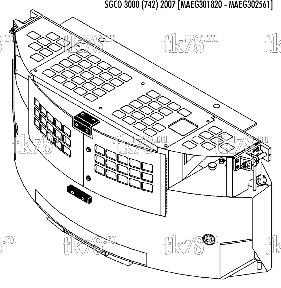Каталог запчастей для Thermo King  SGCO 3000 MAERSK REFERENCE SHEET