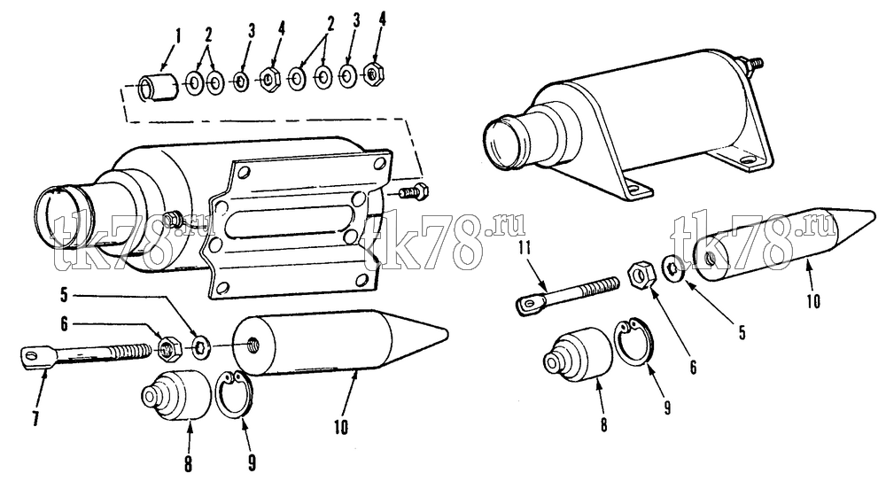 Каталог запчастей для Thermo King Super NWD 30 & 50 5100 SOLENOID GROUP