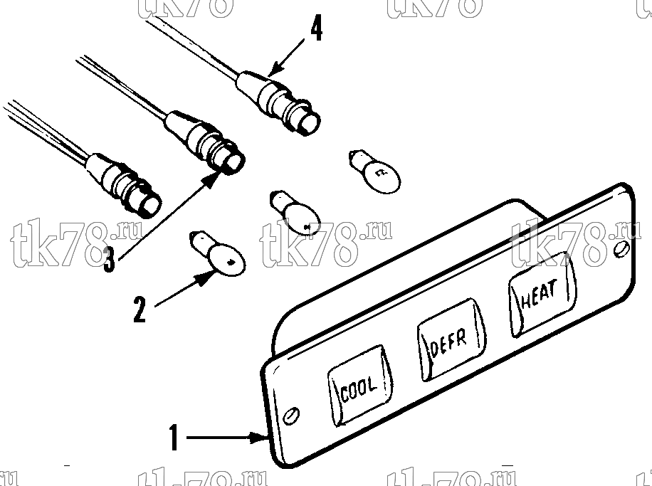 Каталог запчастей для Thermo King  INDICATOR LIGHT ASSEMBLY