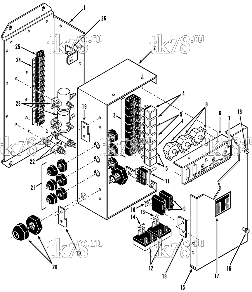 Каталог запчастей для Thermo King AT3 CONDENSER CONTROL BOX