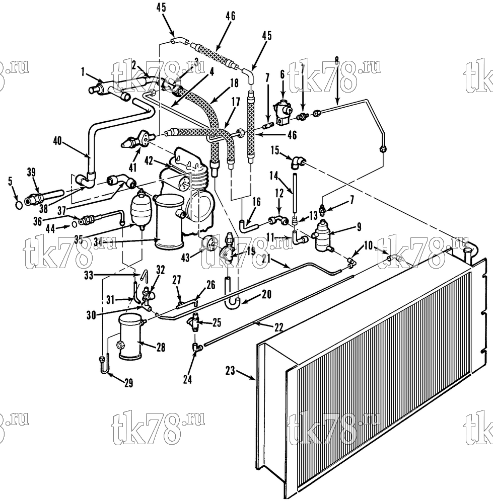 Каталог запчастей для Thermo King  REFRIGERATION (w/ CBME EVAPORATOR)