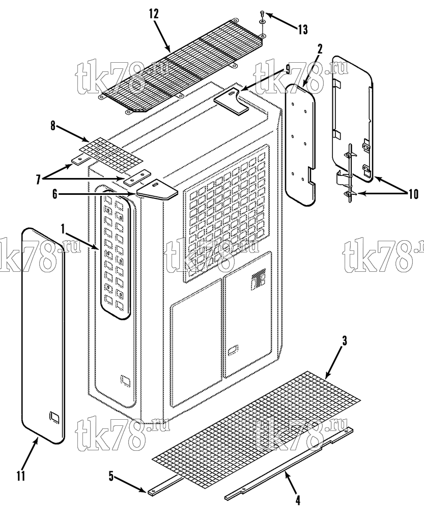 Каталог запчастей для Thermo King  PANEL & SCREEN OPTIONS
