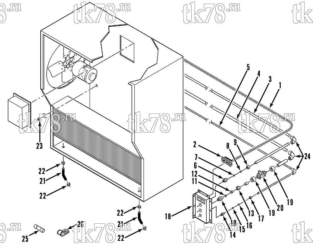 Каталог запчастей для Thermo King  INSTALLATION COMPONENTS (EW)