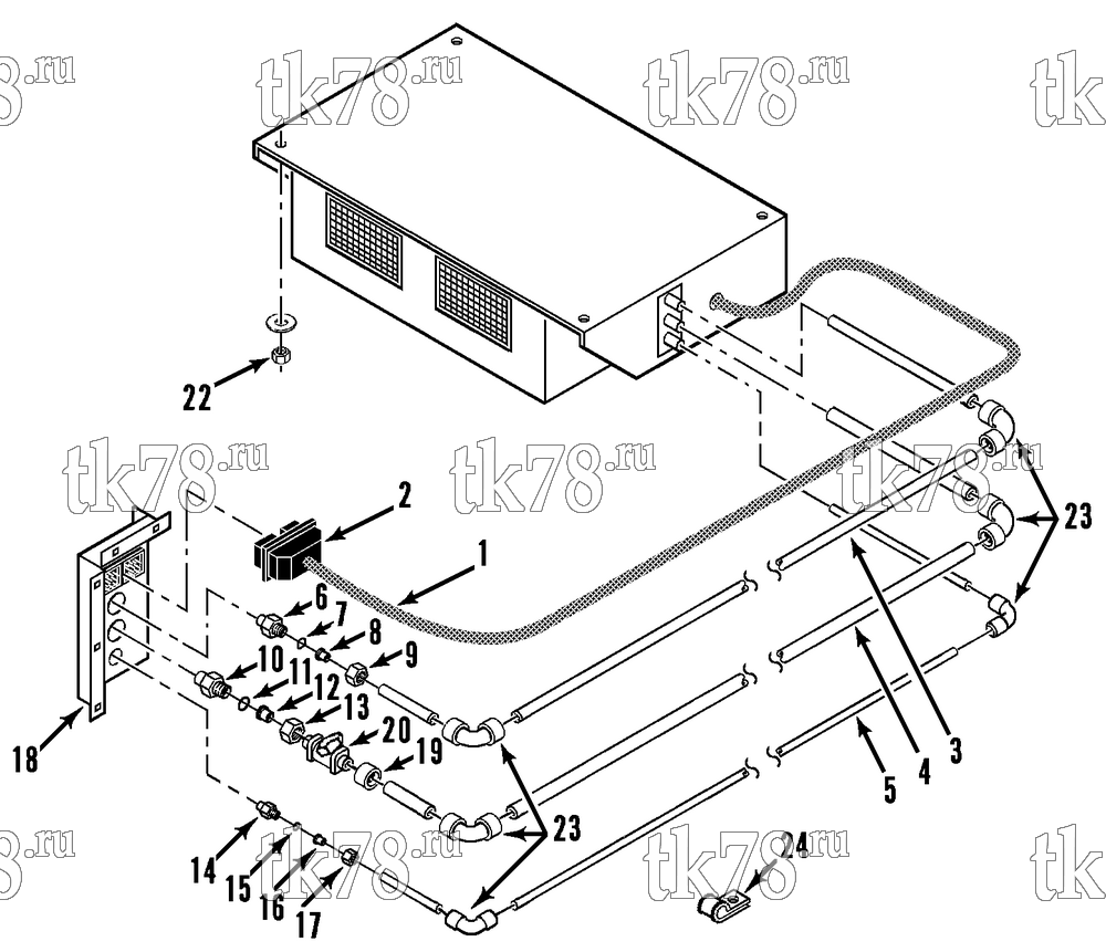 Каталог запчастей для Thermo King  INSTALLATION COMPONENTS (ECT)