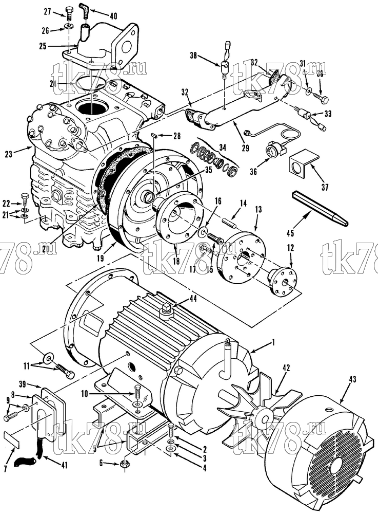 Каталог запчастей для Thermo King CF-II M35 & M35A Prepared for Matson POWER TRAY GROUP & GAUGES