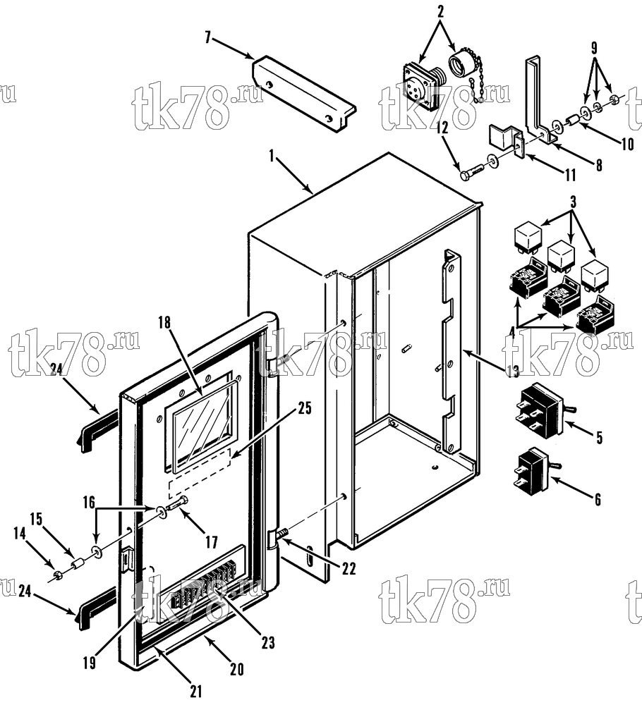 Каталог запчастей для Thermo King  CONTROL BOX