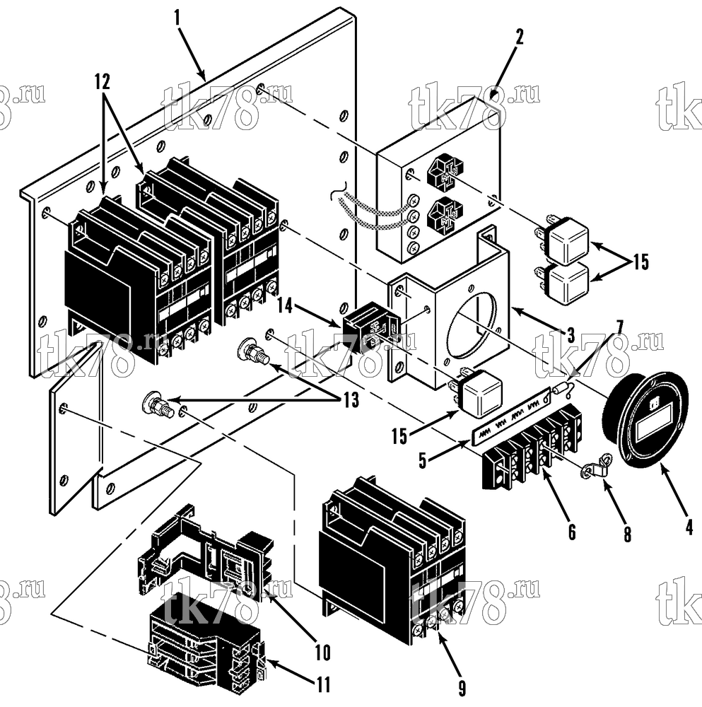 Каталог запчастей для Thermo King  LINESTARTER TRAY w/ PHASE CORRECTION