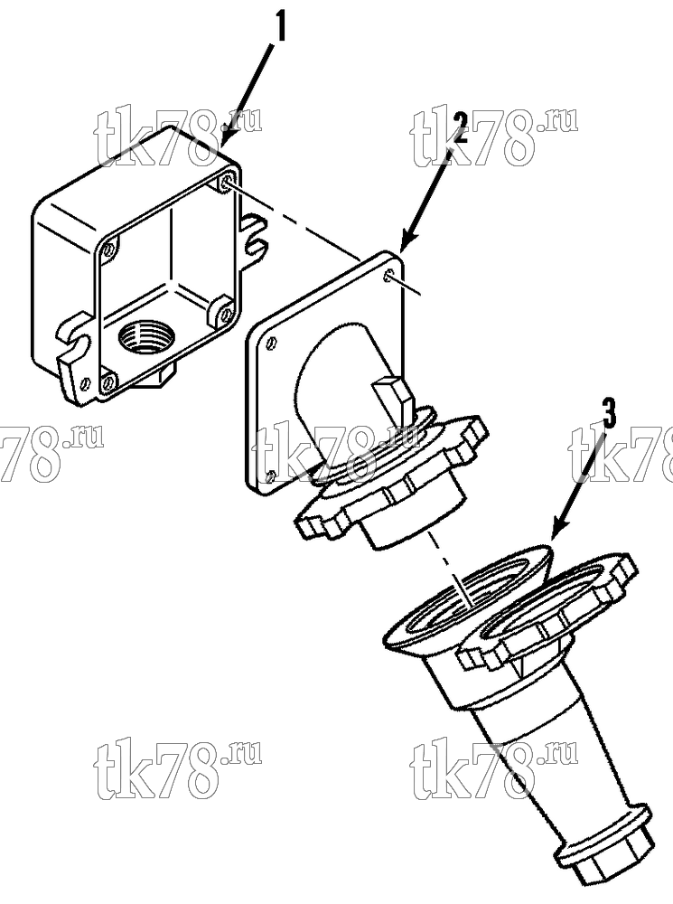 Каталог запчастей для Thermo King  POWER RECEPTACLE BOX (Before 5/92)