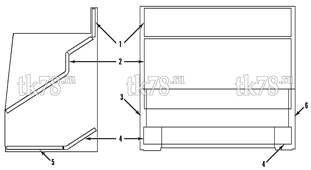 Каталог запчастей для Thermo King T1-M26 INSULATION
