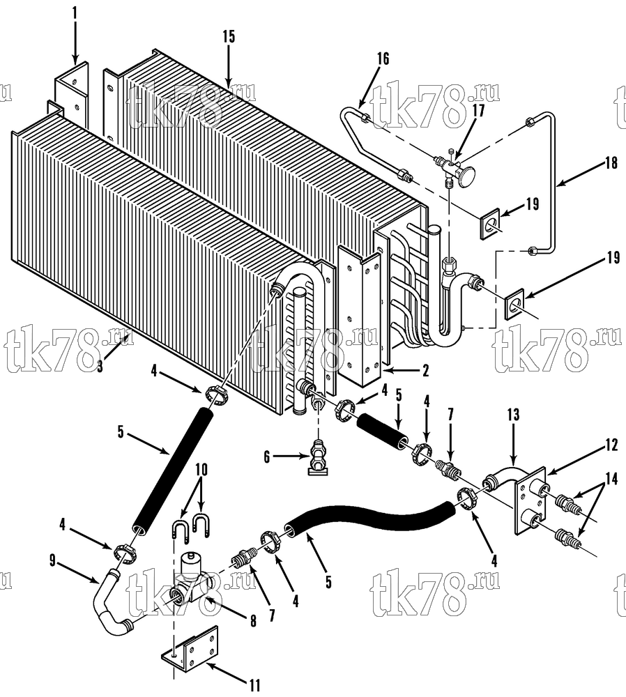 Каталог запчастей для Thermo King  EVAPORATOR REFRIGERATION/HEATER GROUP