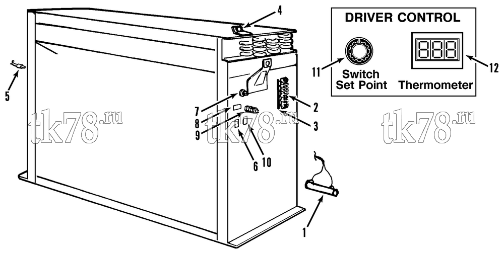 Каталог запчастей для Thermo King  CONDENSER ELECTRICAL - DRIVER CONTROLS