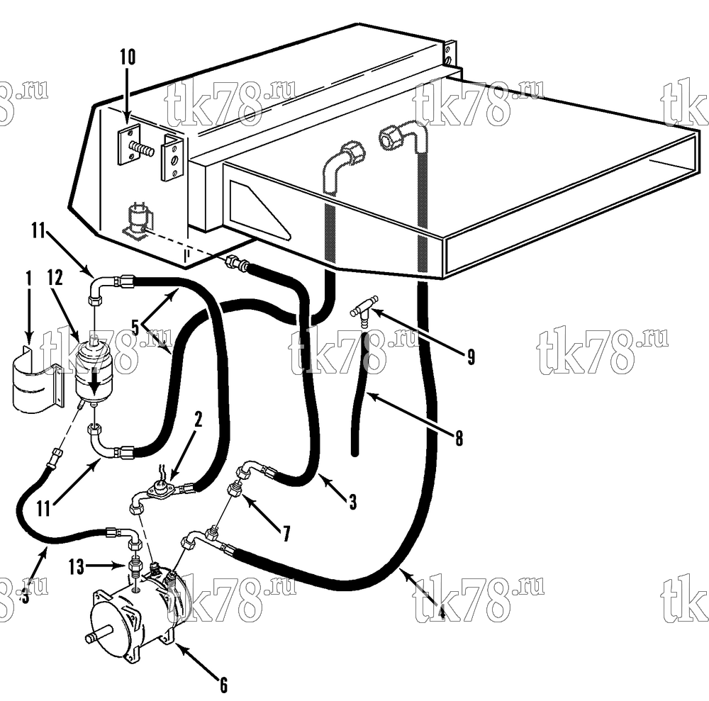 Каталог запчастей для Thermo King  INSTALLATION COMPONENTS (CB/STB)