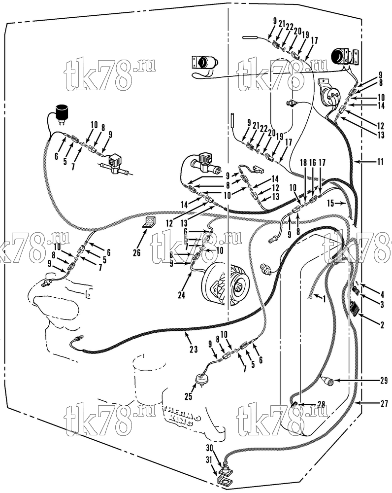 Каталог запчастей для Thermo King  MAIN HARNESS GROUP