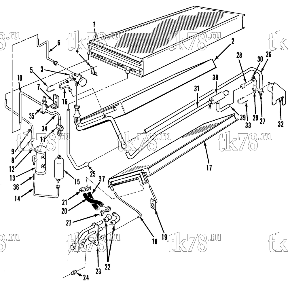 Каталог запчастей для Thermo King T1-M27 REFRIGERATION COMPONENTS