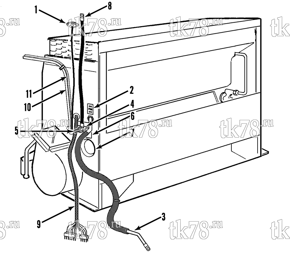 Каталог запчастей для Thermo King  ELECTRICAL COMPONENTS & FRESH AIR ADAPTER