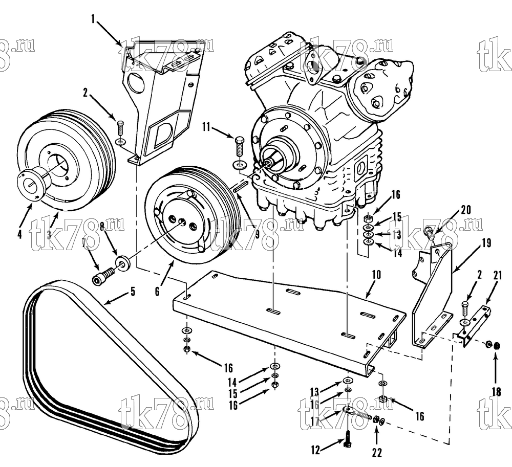 Каталог запчастей для Thermo King  INSTALLATION KIT (813757)