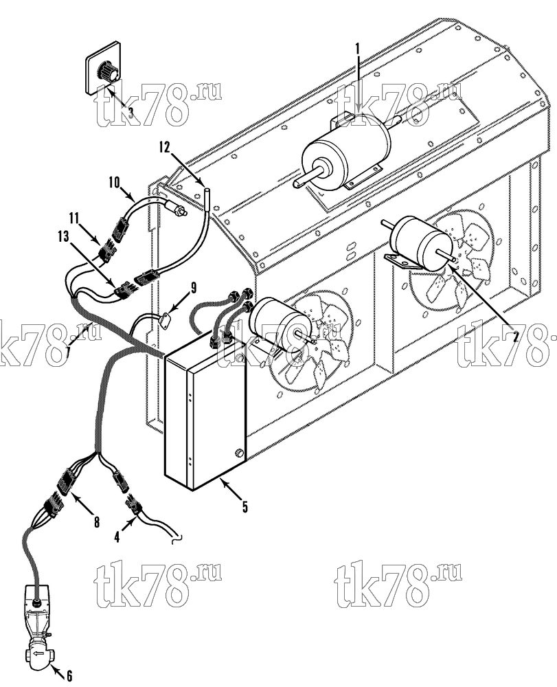 Каталог запчастей для Thermo King T9-M4, M4A, M4B, M4C, M4D ELECTRICAL COMPONENTS