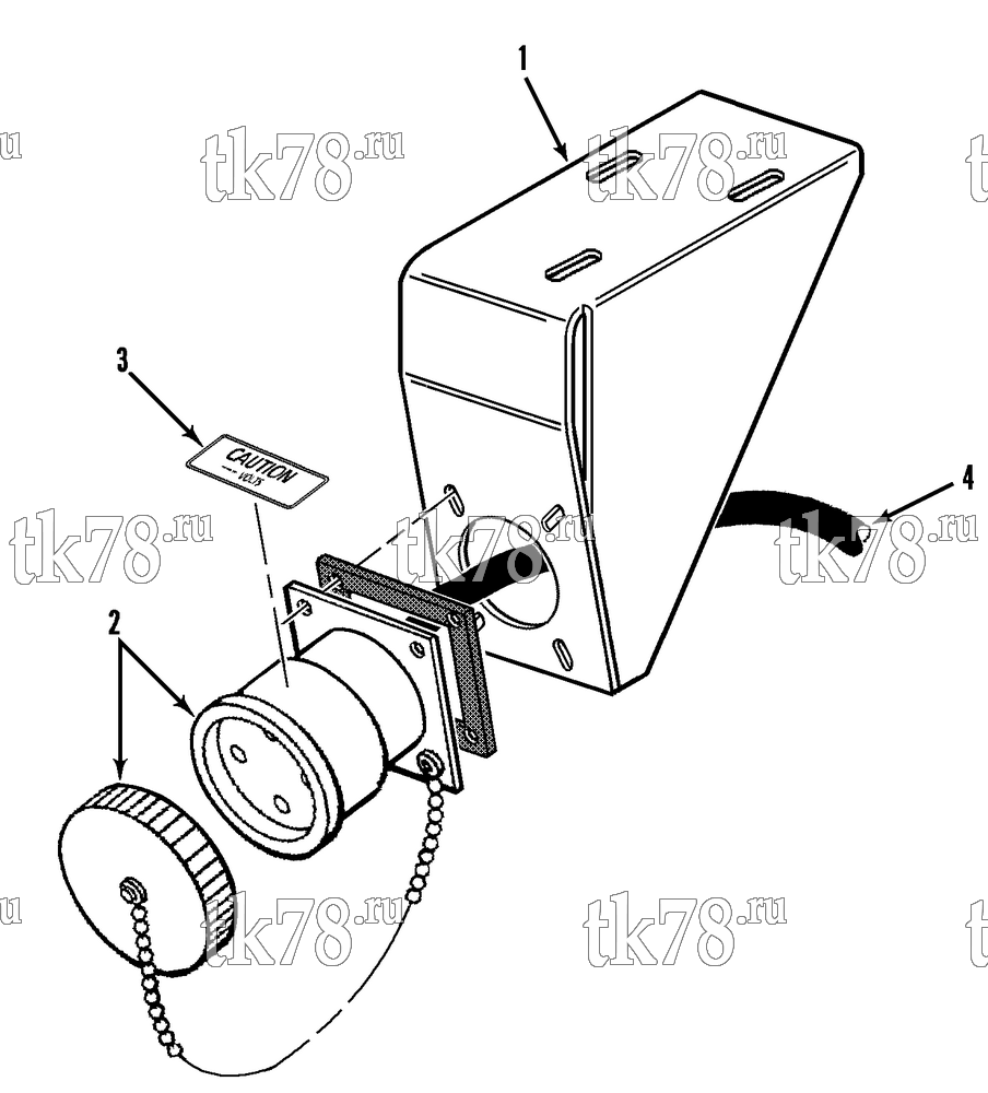 Каталог запчастей для Thermo King CG-II M21 Prepared for APL POWER RECEPTACLE GROUP