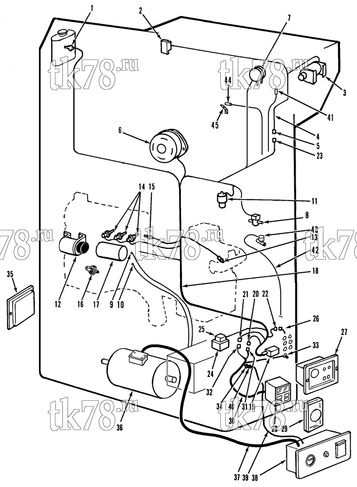 Каталог запчастей для Thermo King  ELECTRICAL COMPONENTS (LND 50s)