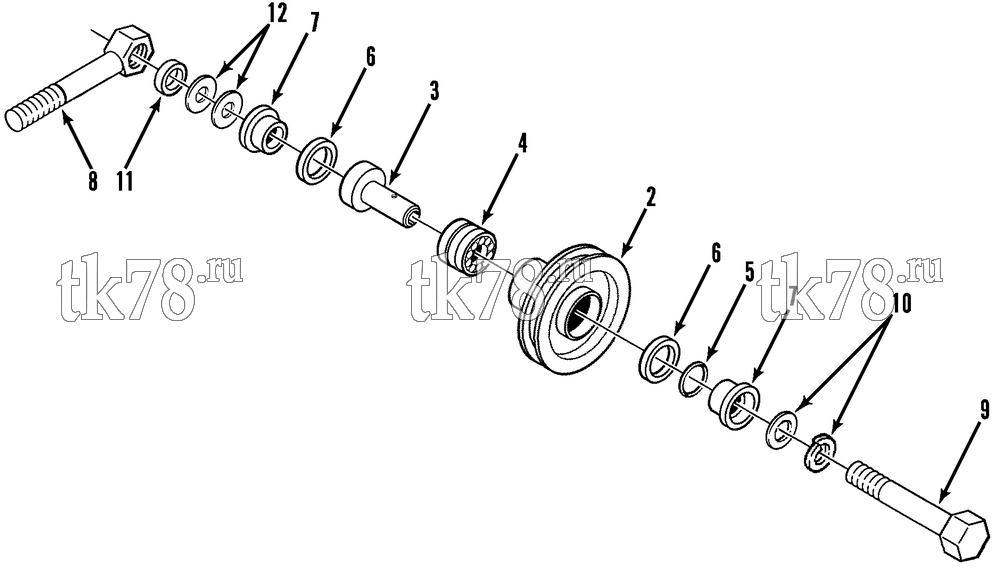 Каталог запчастей для Thermo King  IDLER PULLEY GROUP
