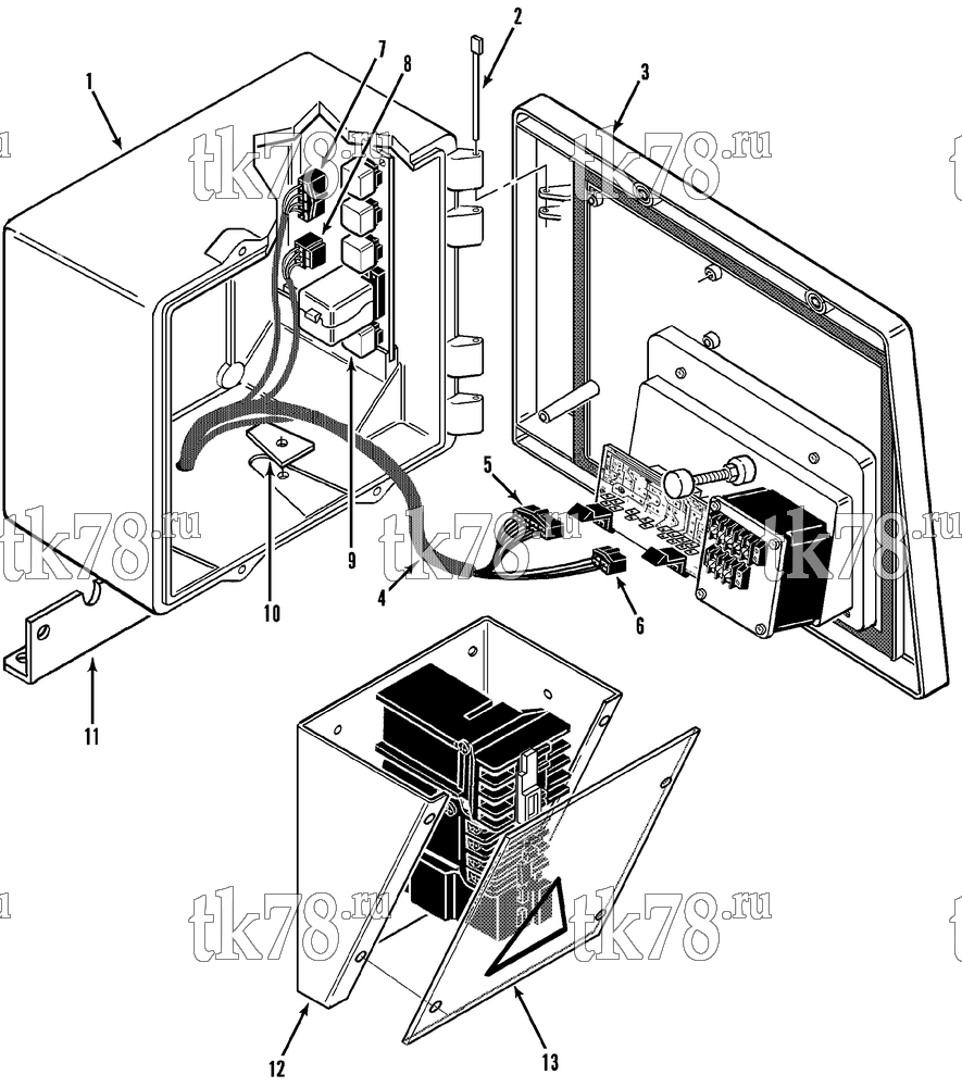 Каталог запчастей для Thermo King  CONTROL BOX ASSEMBLY