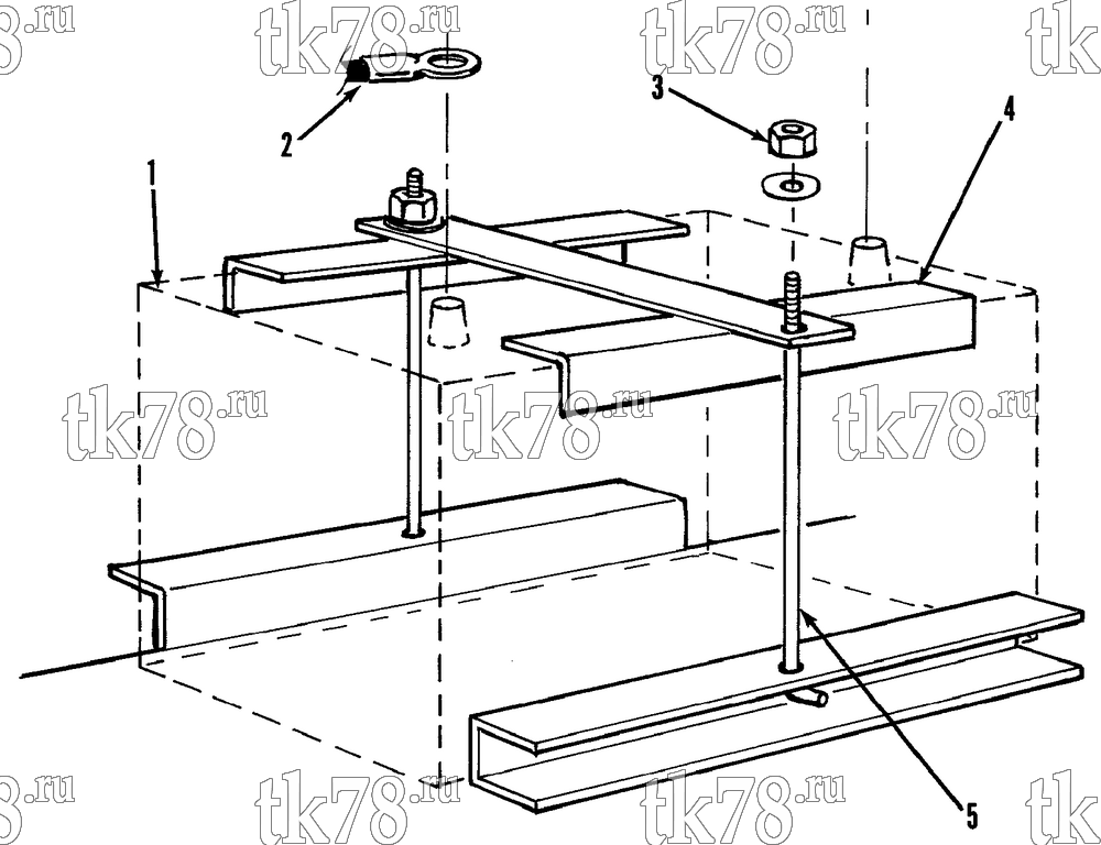 Каталог запчастей для Thermo King CG-II M21 Prepared for APL BATTERY MOUNTING & CABLES