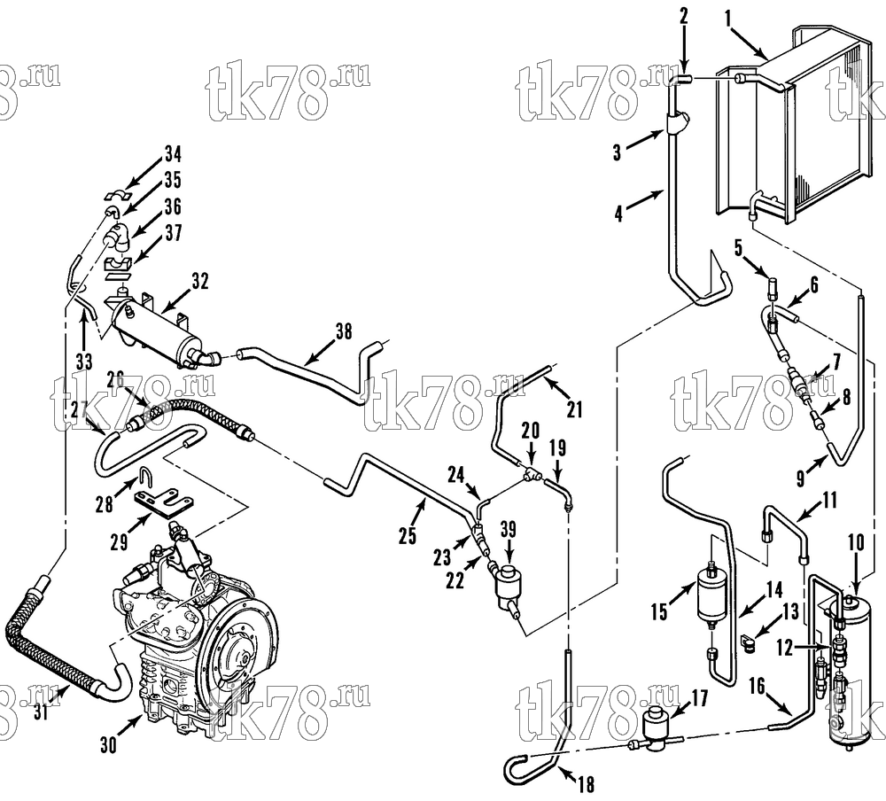 Каталог запчастей для Thermo King  REFRIGERATION COMPONENTS - CONDENSER