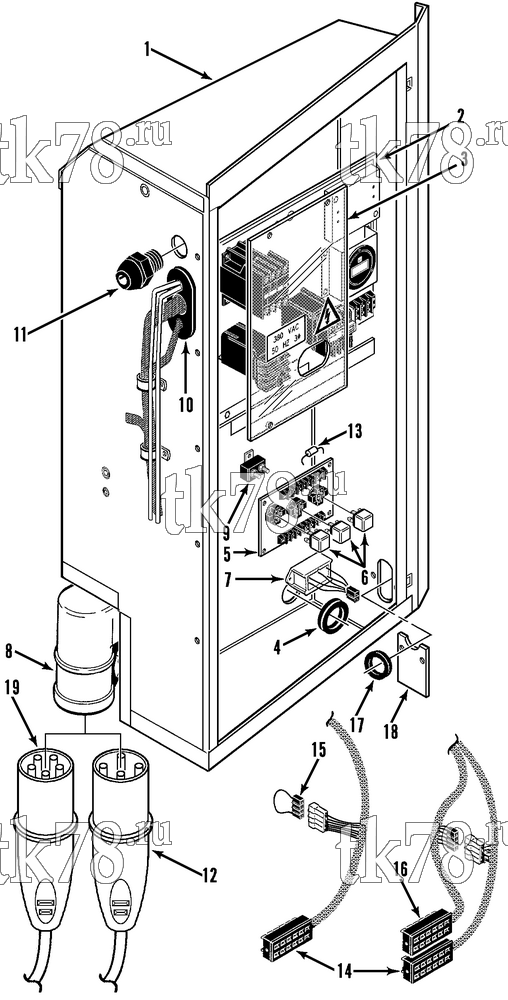 Каталог запчастей для Thermo King SMX CONTROL BOX ASSEMBLY (50s w/ TG V)