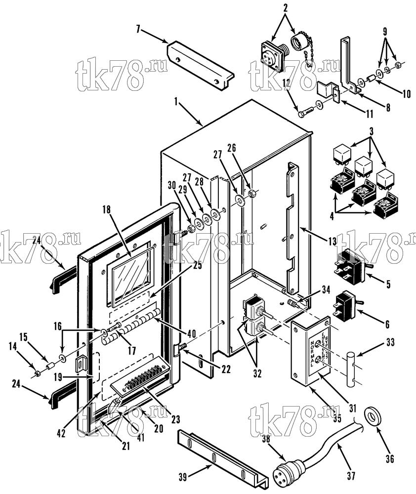 Каталог запчастей для Thermo King  CONTROL BOX (M9A, M9B & M9C)
