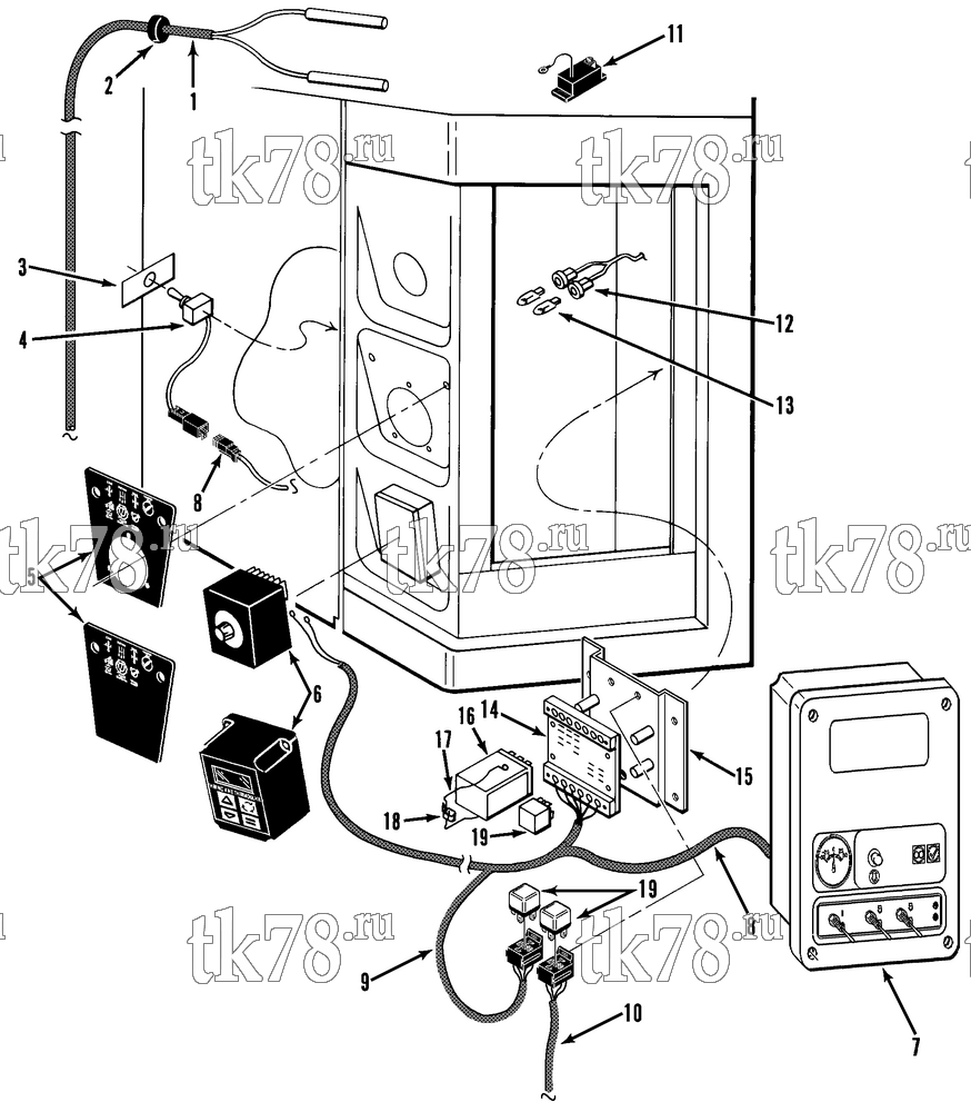 Каталог запчастей для Thermo King  REFRIGERATION SYSTEM MONITOR