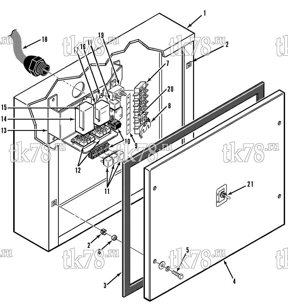 Каталог запчастей для Thermo King CBci, CBci2 & CB CONTROL BOX (10s, 6/92 & After)