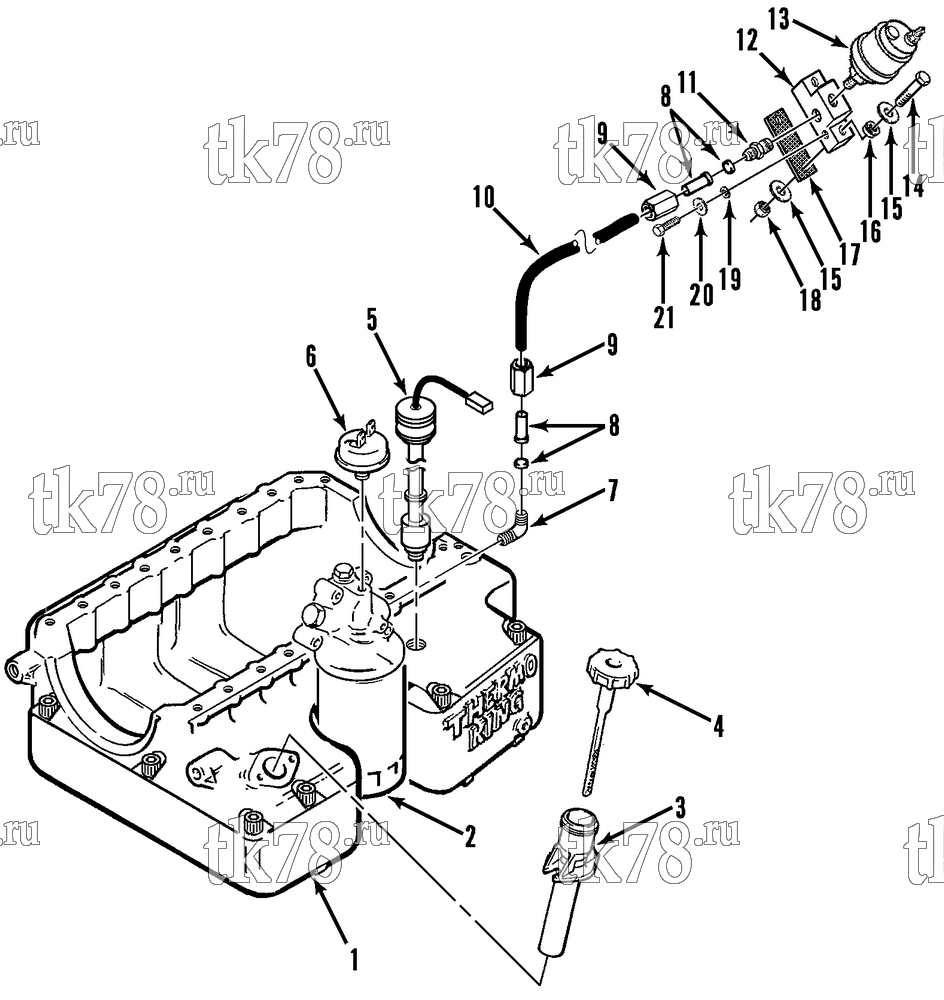 Каталог запчастей для Thermo King RMN-II SR OIL BASE GROUP (se 2.2 ENGINE)
