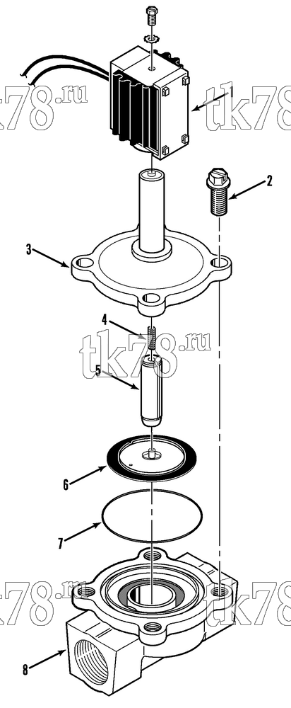 Каталог запчастей для Thermo King R6-M4 SOLENOID VALVE ASSEMBLY