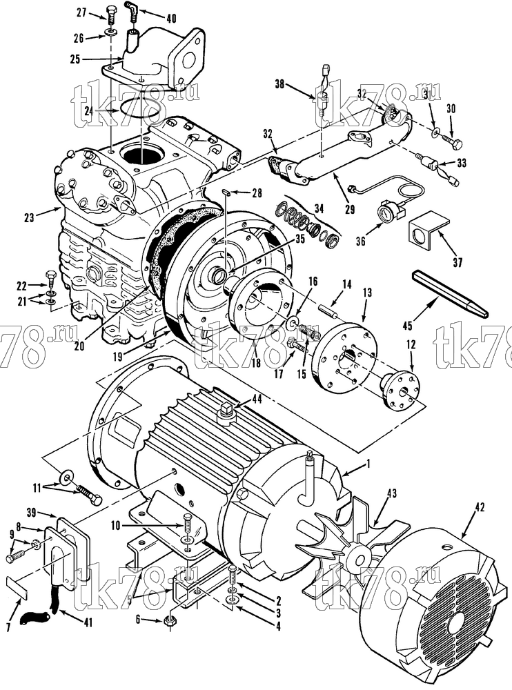 Каталог запчастей для Thermo King  POWER TRAY GROUP & GAUGES