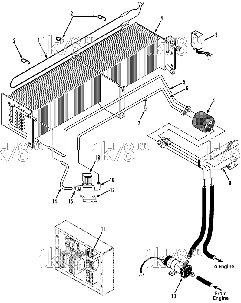Каталог запчастей для Thermo King CBci2 & CB MAX HEATER GROUP